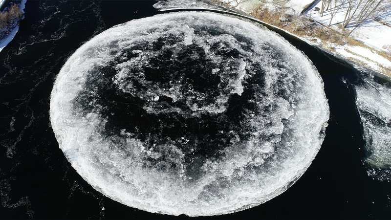 Illustration for article titled If You're Missing a Colossal Disk of Ice, This City in Maine Definitely Found It